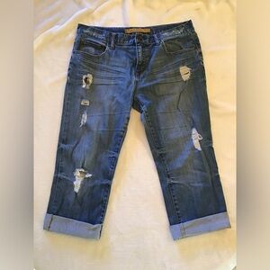 Refuge Distressed Blue Boyfriend Jeans